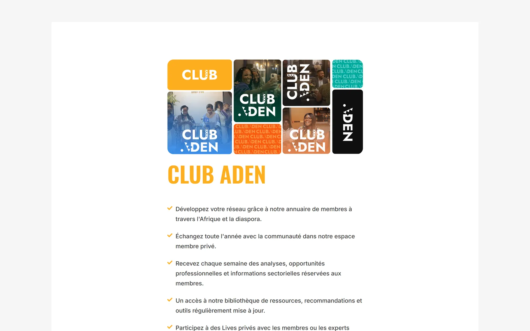 Page d’adhésion annuelle : rappel des avantages, paiement par carte bancaire.