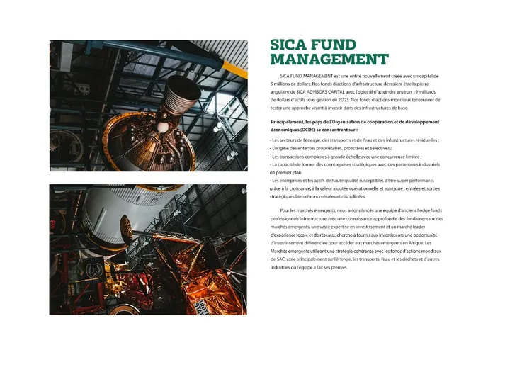SICA Advisors Capital — page fonds.